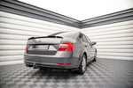Maxton Parts - Diffusor Flaps passend für Skoda Octavia Mk3 FL schwarz Hochglanz