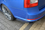Maxton Parts - Diffusor Flaps passend für Skoda Octavia RS Mk2 / Mk2 FL Limousine / Combi schwarz Hochglanz