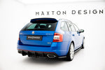 Maxton Parts - Diffusor Flaps passend für Skoda Octavia RS Mk3 / Mk3 FL Hatchback / Kombi schwarz Hochglanz