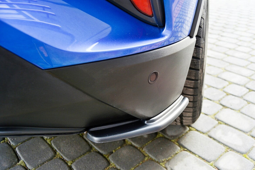 Maxton Parts - Diffusor Flaps passend für Toyota C-HR schwarz Hochglanz