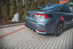 Maxton Parts - Diffusor Flaps passend für Toyota Corolla XII Limousine schwarz Hochglanz