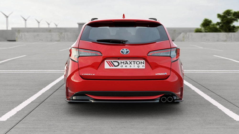 Maxton Parts - Diffusor Flaps passend für Toyota Corolla XII Touring Sports schwarz Hochglanz