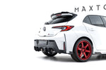 Maxton Parts - Diffusor Flaps passend für Toyota GR Corolla Mk12 schwarz Hochglanz (TOCO12GR4CNC-RSF1-G)