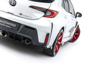 Maxton Parts - Diffusor Flaps passend für Toyota GR Corolla Mk12 schwarz Hochglanz (TOCO12GR4CNC-RSF1-G)