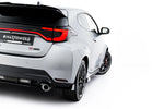 Maxton Parts - Diffusor Flaps passend für Toyota GR Yaris Mk4 Facelift schwarz Hochglanz (TOYA4FGR4CNC-RSD1B+RSF1-G)