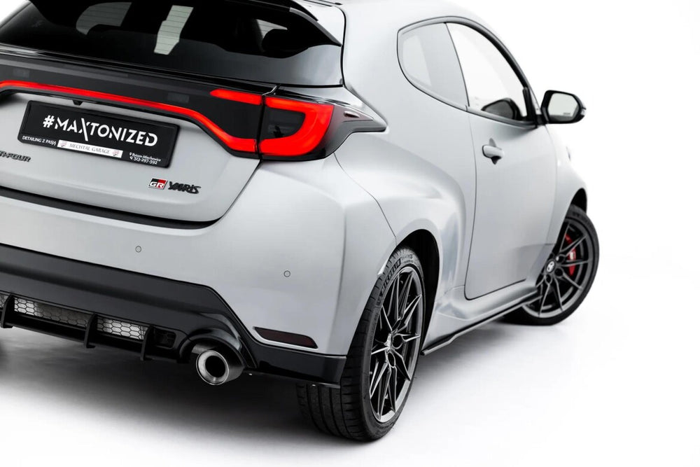 Maxton Parts - Diffusor Flaps passend für Toyota GR Yaris Mk4 Facelift schwarz matt