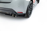 Maxton Parts - Diffusor Flaps passend für Toyota GR Yaris Mk4 FL schwarz Hochglanz