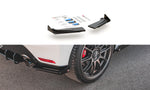 Maxton Parts - Diffusor Flaps passend für Toyota GR Yaris Mk4 schwarz Hochglanz (TOYA4GR4CNC-RSD1B+RSF1-G)