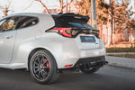 Maxton Parts - Diffusor Flaps passend für Toyota GR Yaris Mk4 schwarz Hochglanz (TOYA4GR4CNC-RSD1B+RSF1-G)