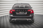 Maxton Parts - Diffusor Flaps passend für Volvo S60 R-Design Mk2 FL schwarz Hochglanz