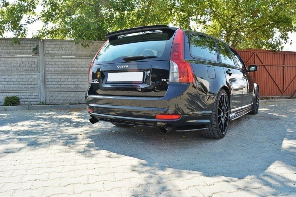 Maxton Parts - Diffusor Flaps passend für Volvo V50F R-DESIGN Carbon Look