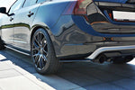 Maxton Parts - Diffusor Flaps passend für Volvo V60 Polestar FL schwarz Hochglanz