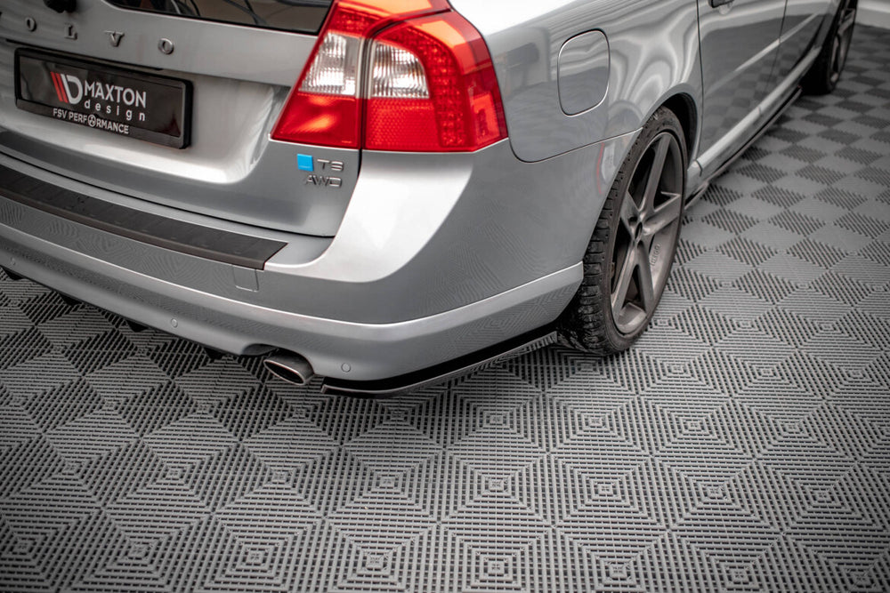 Maxton Parts - Diffusor Flaps passend für Volvo V70 Mk3 Carbon Look