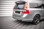 Maxton Parts - Diffusor Flaps passend für Volvo V70 Mk3 schwarz Hochglanz