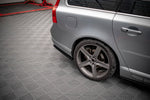 Maxton Parts - Diffusor Flaps passend für Volvo V70 Mk3 schwarz Hochglanz