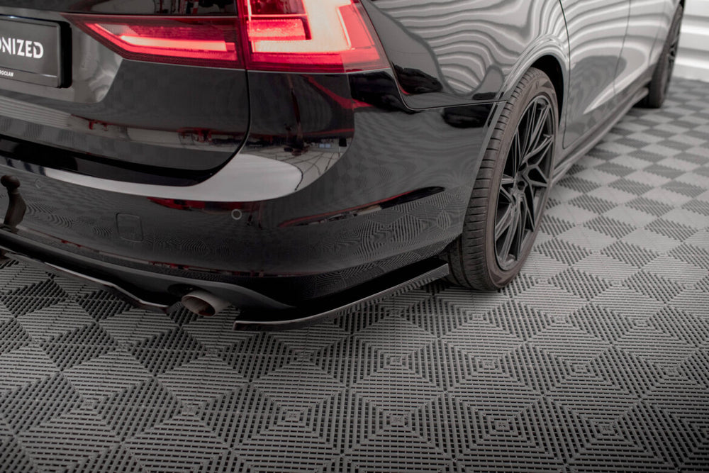 Maxton Parts - Diffusor Flaps passend für Volvo V90 Mk2 schwarz Hochglanz