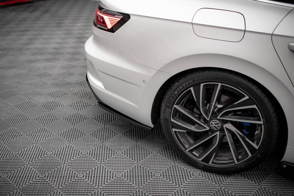 Maxton Parts - Diffusor Flaps passend für VW Arteon R Limousine / Shooting Brake Mk1 FL schwarz Hochglanz