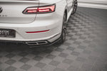Maxton Parts - Diffusor Flaps passend für VW Arteon R-Line Limousine / Shooting Brake Mk1 FL schwarz Hochglanz