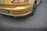Maxton Parts - Diffusor Flaps passend für VW Arteon R-Line Limousine / Shooting Brake Mk1 schwarz Hochglanz (VW-AR-1-RLINE-RSD1-G)