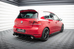Maxton Parts - Diffusor Flaps passend für VW Golf 6 GTI 35TH schwarz Hochglanz