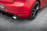 Maxton Parts - Diffusor Flaps passend für VW Golf 6 GTI 35TH schwarz Hochglanz