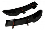Maxton Parts - Diffusor Flaps passend für VW Golf 6 R (CNC) schwarz Hochglanz