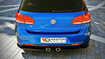 Maxton Parts - Diffusor Flaps passend für VW Golf 6 R schwarz matt