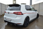 Maxton Parts - Diffusor Flaps passend für VW Golf 7 GTI schwarz Hochglanz