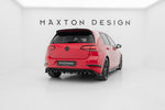 Maxton Parts - Diffusor Flaps passend für VW Golf Hatchback R / R-Line Mk7 FL schwarz Hochglanz
