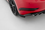 Maxton Parts - Diffusor Flaps passend für VW Golf Hatchback R / R-Line Mk7 FL schwarz Hochglanz