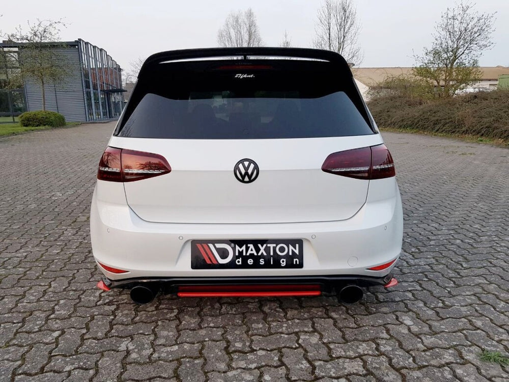 Maxton Parts - Diffusor Flaps passend für VW Golf Mk7 GTI Clubsport schwarz matt