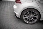 Maxton Parts - Diffusor Flaps passend für VW Golf R Mk7 schwarz Hochglanz (VWGO7RCNC-RSF1-G)