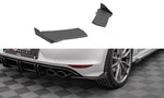 Maxton Parts - Diffusor Flaps passend für VW Golf R Mk7 schwarz Hochglanz (VWGO7RCNC-RSD1B+RSF1-G)