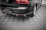 Maxton Parts - Diffusor Flaps passend für VW Passat B8 FL schwarz Hochglanz