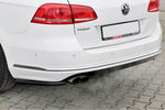 Maxton Parts - Diffusor Flaps passend für VW Passat R-Line B7 Variant schwarz Hochglanz
