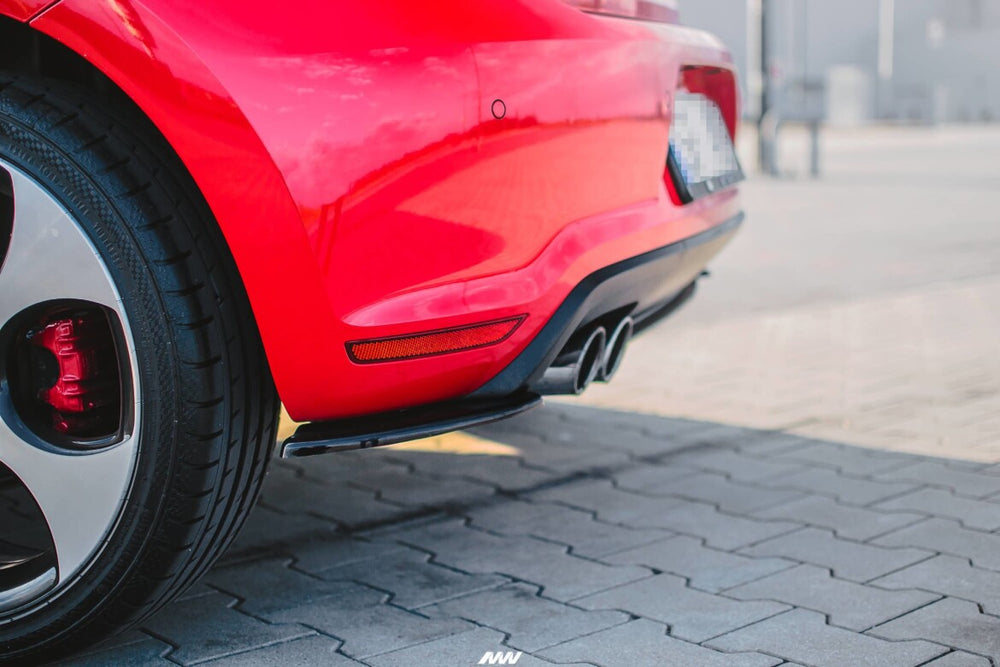 Maxton Parts - Diffusor Flaps passend für VW Polo GTI Mk5 schwarz Hochglanz