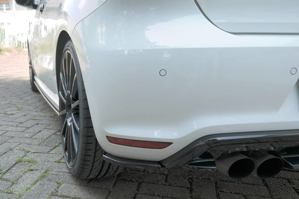 Maxton Parts - Diffusor Flaps passend für VW Polo WRC Mk5 schwarz Hochglanz