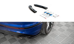Maxton Parts - Diffusor Flaps passend für VW Tiguan R Mk2 FL schwarz Hochglanz