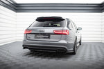 Maxton Parts - Diffusor Flaps V.1 passend für Audi A6 / A6 C7 S-line/ S6 C7 FL schwarz Hochglanz