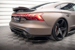 Maxton Parts - Diffusor Flaps V.1 passend für Audi e-Tron GT / RS GT Mk1 schwarz Hochglanz