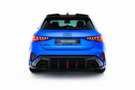 Maxton Parts - Diffusor Flaps V.1 passend für Audi RS3 Sportback 8Y Facelift schwarz Hochglanz