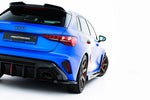Maxton Parts - Diffusor Flaps V.1 passend für Audi RS3 Sportback 8Y Facelift schwarz Hochglanz
