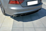 Maxton Parts - Diffusor Flaps V.1 passend für Audi RS7 C7 schwarz Hochglanz