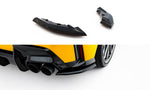 Maxton Parts - Diffusor Flaps V.1 passend für BMW 1er M-Paket F70 schwarz Hochglanz