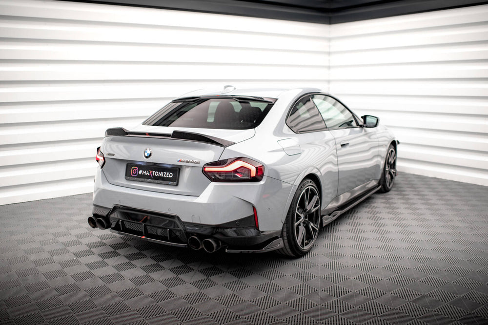 Maxton Parts - Diffusor Flaps V.1 passend für BMW 2 Coupe M240i G42 schwarz Hochglanz