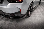 Maxton Parts - Diffusor Flaps V.1 passend für BMW 2 Coupe M240i G42 schwarz Hochglanz