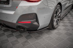 Maxton Parts - Diffusor Flaps V.1 passend für BMW 4er Gran Coupe M-Paket G26 schwarz Hochglanz