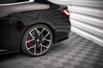 Maxton Parts - Diffusor Flaps V.1 passend für BMW 4er M-Paket G22 / G23 / G22 FL / G23 FL schwarz Hochglanz