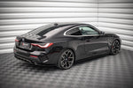 Maxton Parts - Diffusor Flaps V.1 passend für BMW 4er M-Paket G22 / G23 / G22 FL / G23 FL schwarz Hochglanz