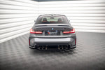 Maxton Parts - Diffusor Flaps V.1 passend für BMW M3 Limousine / Touring G80 / G81 schwarz Hochglanz